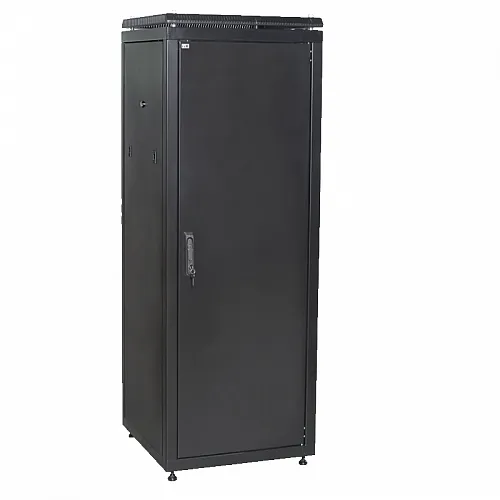 ITK Шкаф сетевой 19 LINEA N 18U 600х600 мм металлическая передняя дверь черный