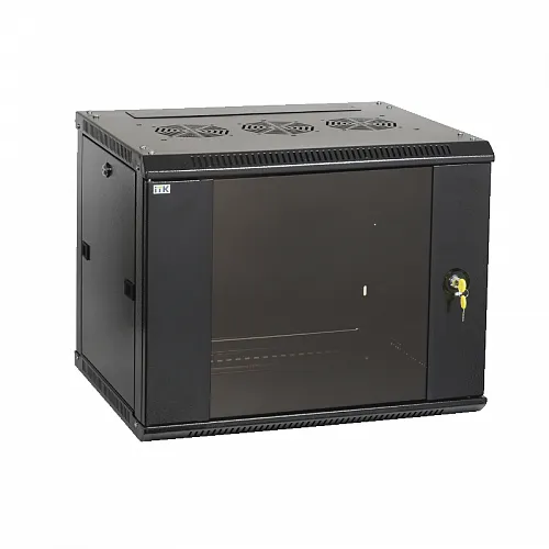 ITK Шкаф LINEA W 18U 600x600 мм дверь стекло, RAL9005