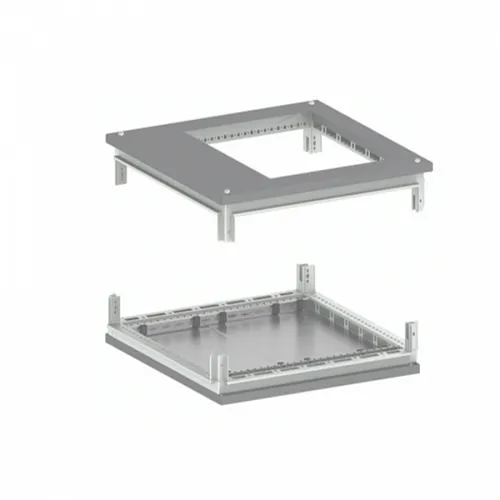 Крыша с фланцем и основание для IT корпусов CQE 600 x 1000 RAL7011