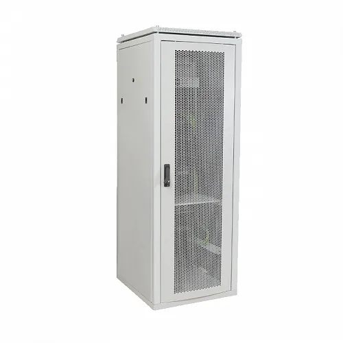 ITK Шкаф сетевой 19 LINEA N 47U 600х1000 мм с L-профилями перфорированные двери серый