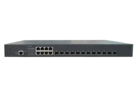 Управляемый коммутатор L2++ GIGALINK уровня 2, 12 портов 1/10G BaseX SFP+, 8 портов 1000BaseT, 1 Консольный, Резервный БП (опция)