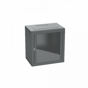  					Шкаф телекоммуникационный навесной,16U (800х600х650) дверь стекло, RAL9005				 