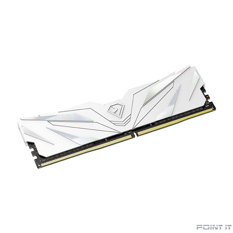 Модуль памяти DDR4 Netac Shadow II 8GB 3600MHz CL18 1.35V / NTSWD4P36SP-08W / White / with radiator