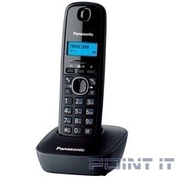 Panasonic KX-TG1611RUH (серый) {АОН, Caller ID,12 мелодий звонка,подсветка дисплея,поиск трубки}