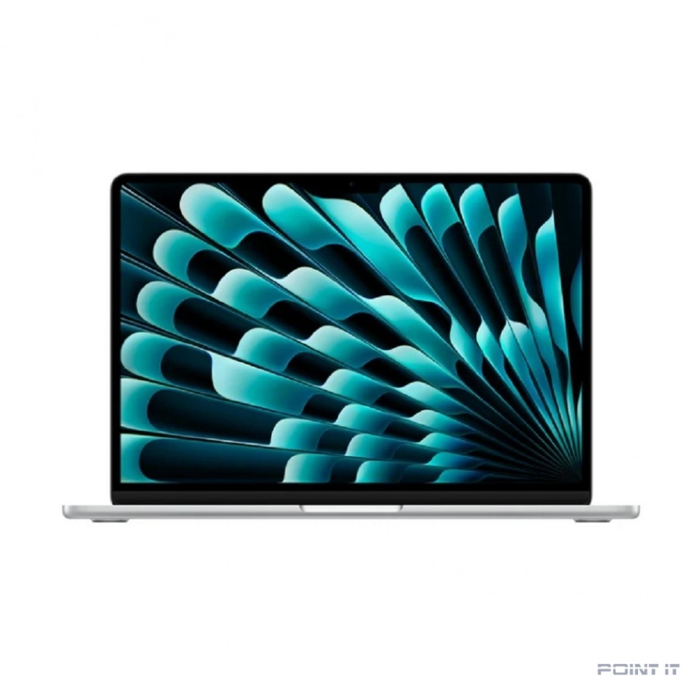 Ноутбук Apple MacBook Air 13-inch 2024 [MXCT3LL/A] (КЛАВ.РУС.ГРАВ.) Silver 13.6" Liquid Retina {(2560x1600) M3 8C CPU 10C GPU/16Gb/512Gb SSD} (США)