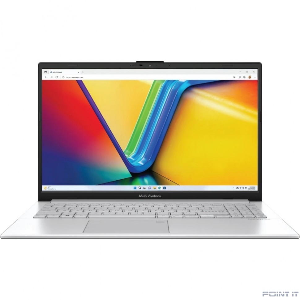 Ноутбук ASUS Vivobook Go 15 E1504GA-BQ527 [90NB0ZT1-M00XM0] Silver 15.6" {FHD N100/8Gb/SSD256Gb/NoOS}