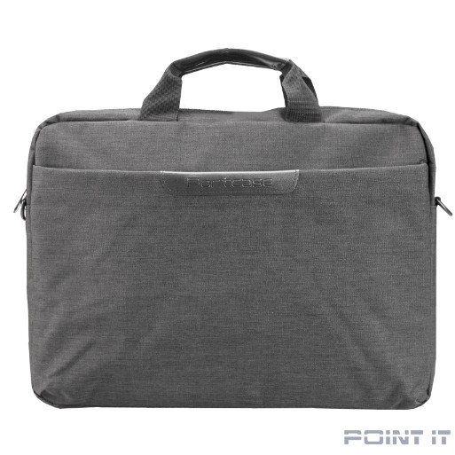 Сумка PORTCASE KCB-161Grey (нейлон, серая до 15,6")