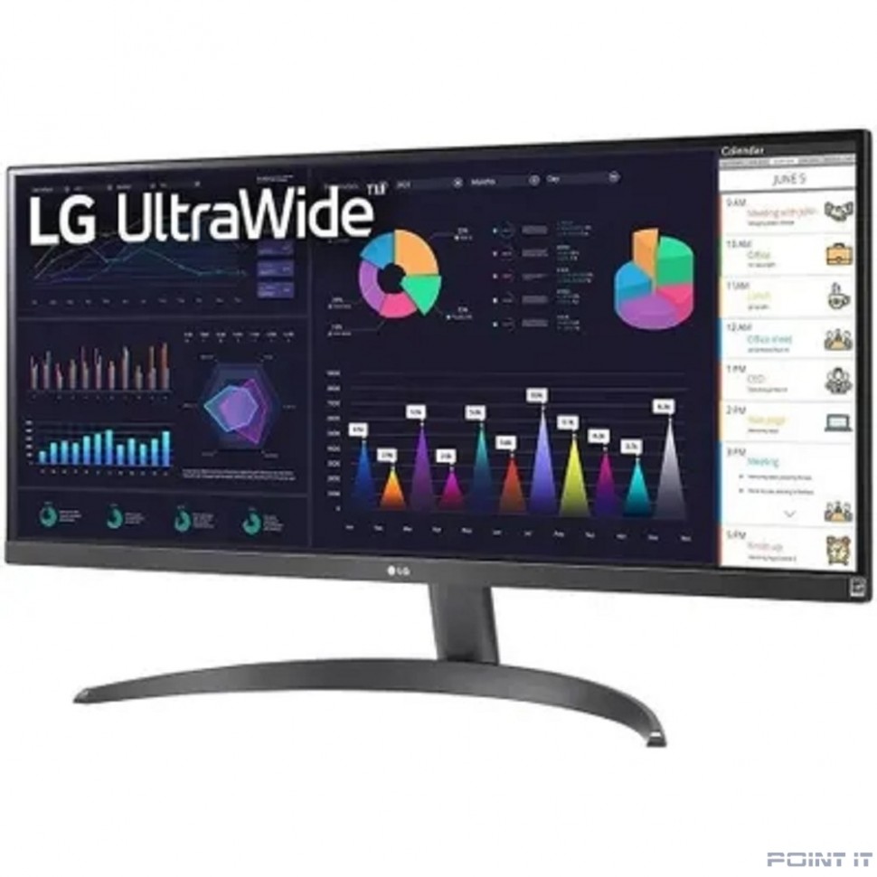 Монитор LCD LG 29" 29WQ500-B UltraWide черный {IPS 2560x1080 100Hz 21:9 матовая 1000:1 250cd 178/178 FreeSync HDMI DisplayPort}