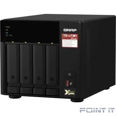 QNAP TS-473A-8G Сетевое хранилище NAS 4-bay настольный Ryzen V1500B