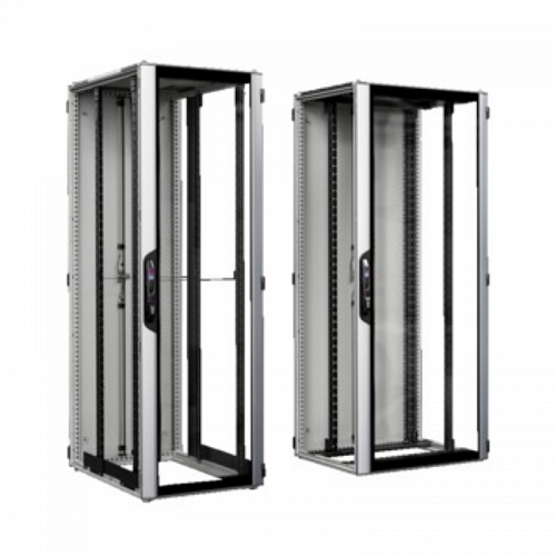 VX IT Шкаф 800x2200x1000 47U standard обзорная и глухая двери 19 профили спереди/сзади