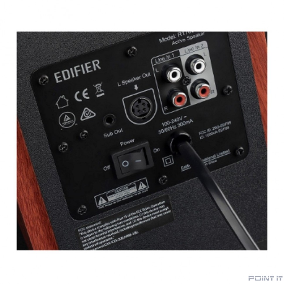 Edifier R1700BTs Brown {66W RMS, 52-20000Гц, дерево, пульт ДУ, Bluetooth 5.0}