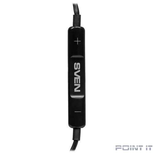 Наушники внутриканальные с микрофоном SVEN E-282M, черный, пульт