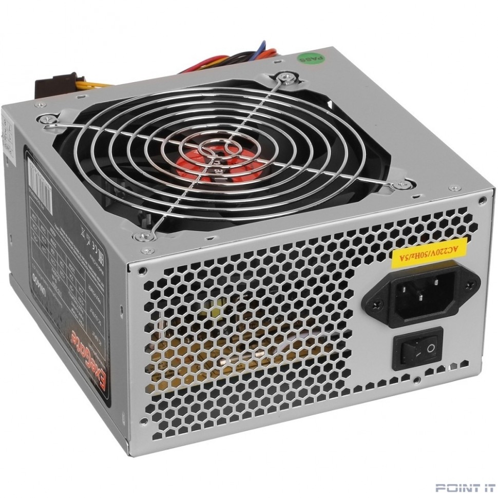 Exegate EX292164RUS Блок питания 750W ExeGate UNS750 (ATX, 12cm fan, 24pin, 4pin, PCIe, 3xSATA, 2xIDE, FDD)