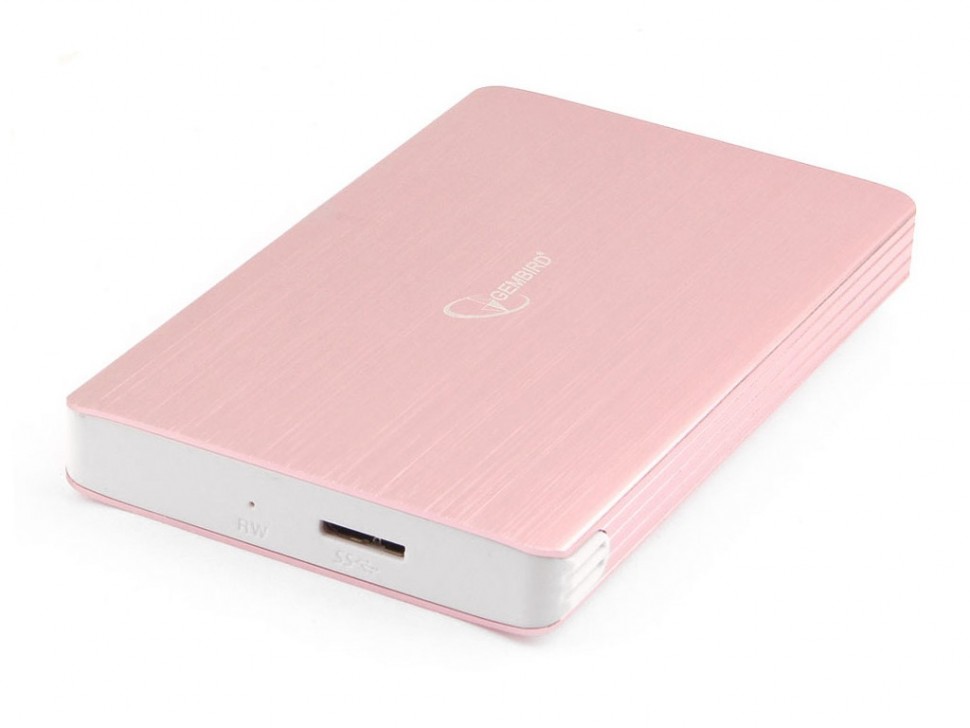 Gembird EE2-U3S-65 Внешний корпус 2.5" розовое золото, USB 3.0, SATA, алюминий