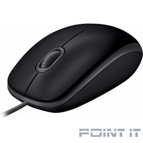 910-005508 Мышь Logitech B110 SILENT черный/серый [оптическая (1000dpi) USB2.0 для ноутбука (2but)]