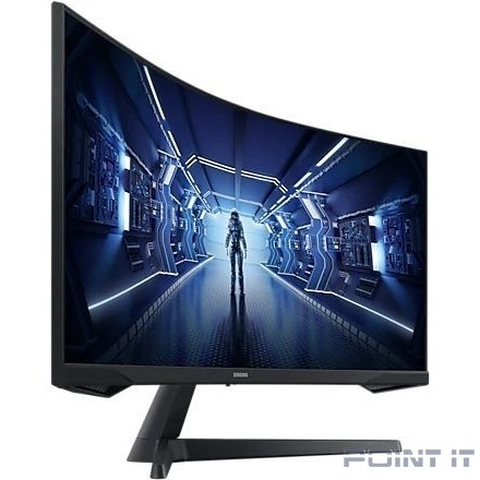 Монитор Samsung 34" C34G55TWWI Black Curved 1000R, 21:9, VA, 3440x1440, 1ms, 250cd, 165Hz, 1xHDMI, 1xDP