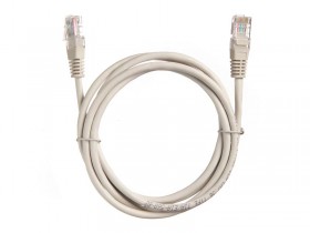 Патч-корд Technolink &quot;C&quot; UTP4 cat.5е, 1.5м, CCA, LSZH, серый, литой коннектор