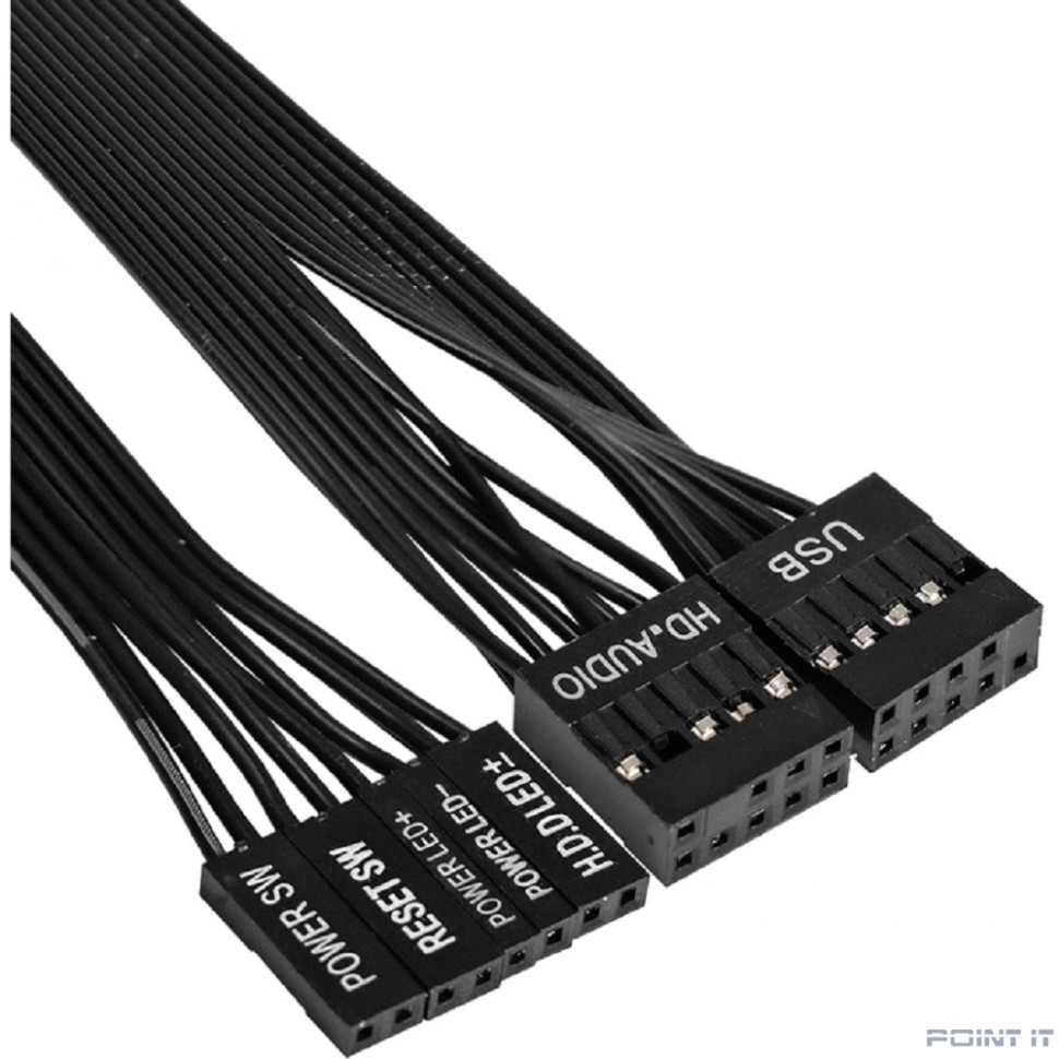 Exegate EX298006RUS Корпус Minitower BAA-308U2-AAA400 (mATX, БП AAA400 с вент. 8см, 1*USB+2*USB3.0, HD Audio, черный)