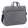Defender Сумка для ноутбука Solid 15.6" PU кожа, серый, карман (26088)