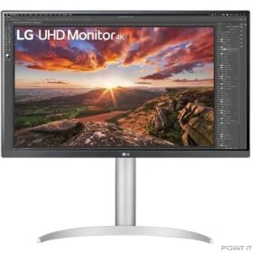 Монитор LCD LG 27" 27UP850K-W {IPS 3840x2160 60Hz 5ms 400cd 1200:1 2xHDMI2.0 DisplayPort1.4 3xUSB3.0 USB-C(90W PD) 2x5W FreeSync VESA}
