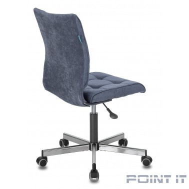 Бюрократ CH-330M/LT-27 без подлокотников темно-синий крестовина металл (1140648)