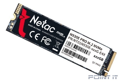 Накопитель SSD Netac PCI-E 3.0 256Gb NT01N930E-256G-E4X(N) N930E Pro M.2 2280