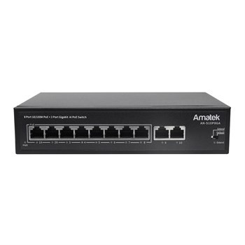 AN-S10P8PA - 10-портовый 100 Мбит/с коммутатор с PoE+ до 120Вт