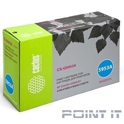Q5953A_CACTUS - Картридж (CS-Q5953A) для HP Color LaserJet 4700 (10000 стр.) восстан